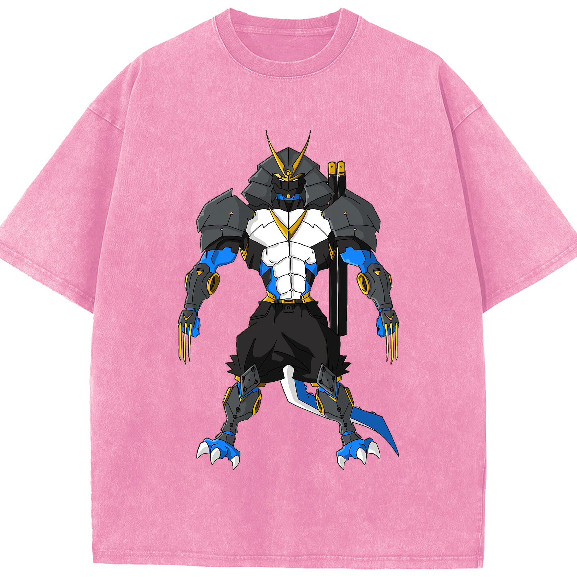 （画像用） Digimon デジタルモンスター/デジモン 綿100% ヴィンテージ風 半袖Tシャツ（フロントプリント）